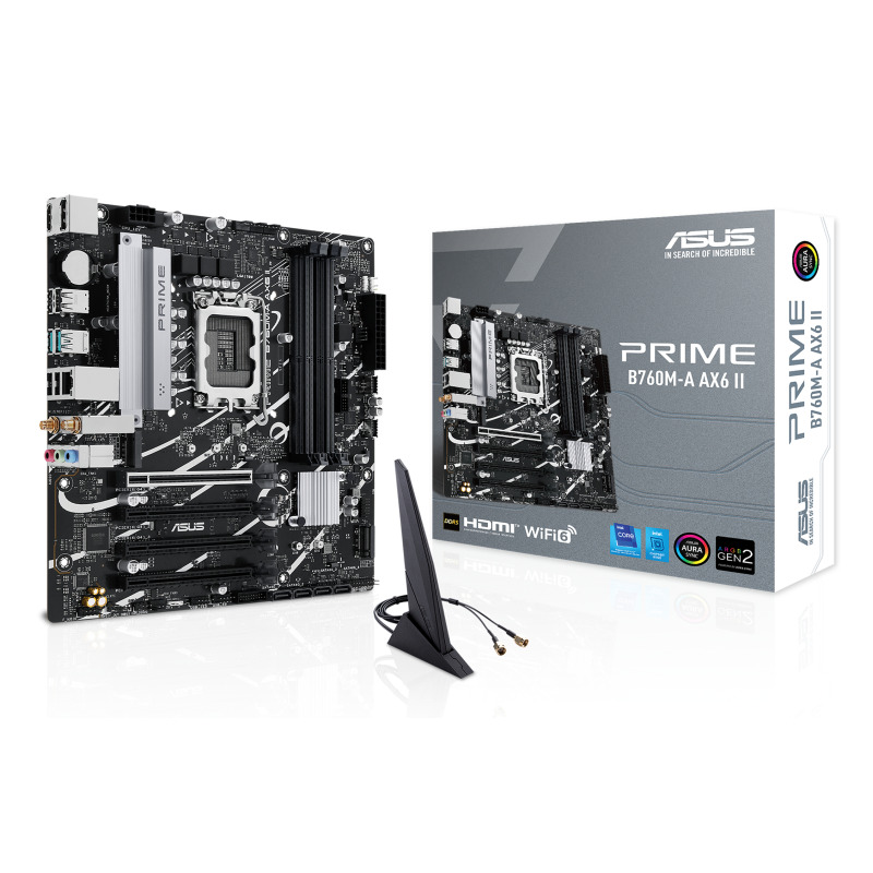 MB ASUS B760 INTEL S-1700 14A GEN /4X DDR5 5600 /HDMI /DP /3X M.2 /2X USB 3.2 /WIFI 6/BLUETOOTH /MICRO ATX /GAMA MEDIA image 9